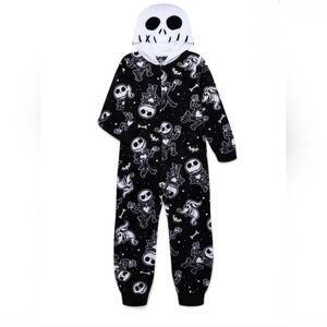 The Nightmare Before Christmas Boys Hooded Union Suit